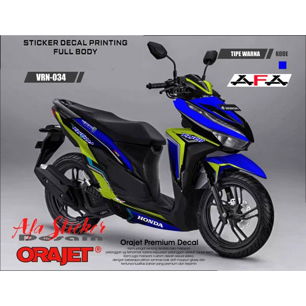 Jual Stiker Motor - DECAL Sticker - Stiker Full Body for HONDA NEW