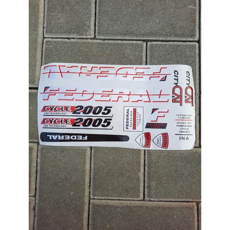 Jual TERMURAH!!! STICKER Sepeda Federal Jadul / Realpict | Shopee Indonesia