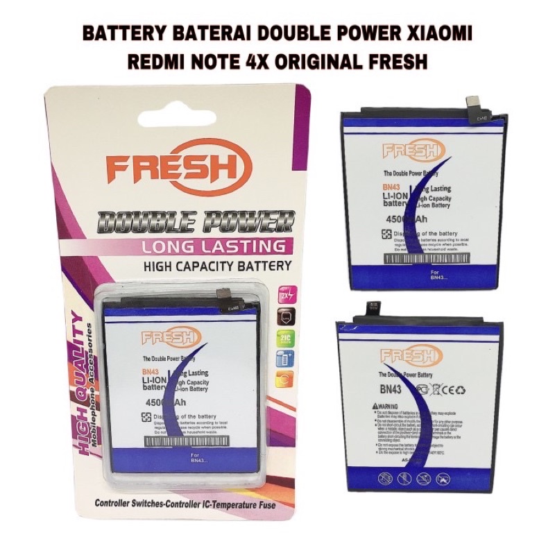 TY BETTERY Batteria Compatibile BN43 Per Xiaomi Redmi Note 4X (2016100) – Ioni Di Litio 4000 MAh, Ricambio Telefono