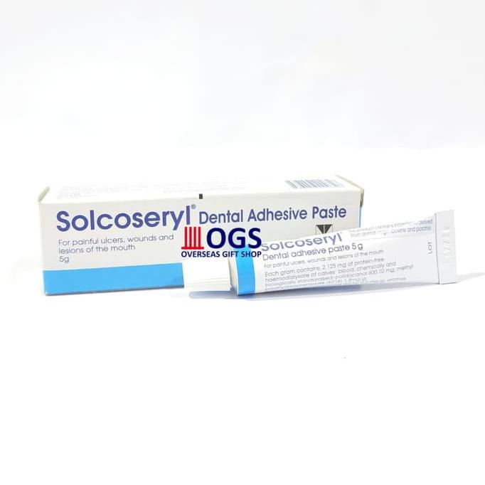 Jual Solcoseryl Dental Adhesive Paste Cream For Painful Ulcers Wounds
