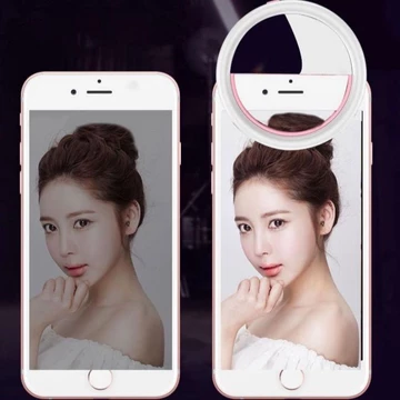 Ring Light Mini Selfie Lampu LED Ringlight Mini Lampu Selfie Lampu Flash