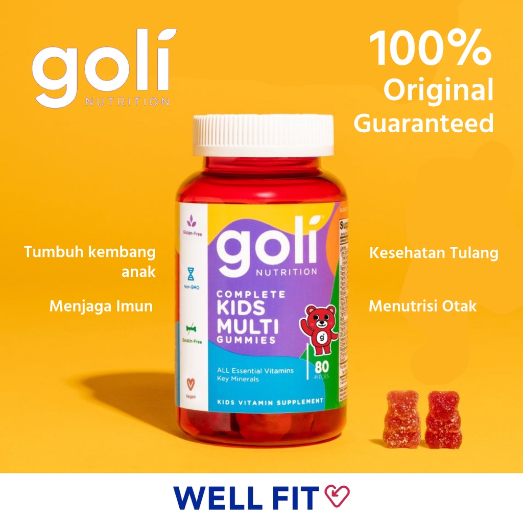 Jual Official KIDS MULTI Gummy from GOLI / GOLI Anak Multivitamin