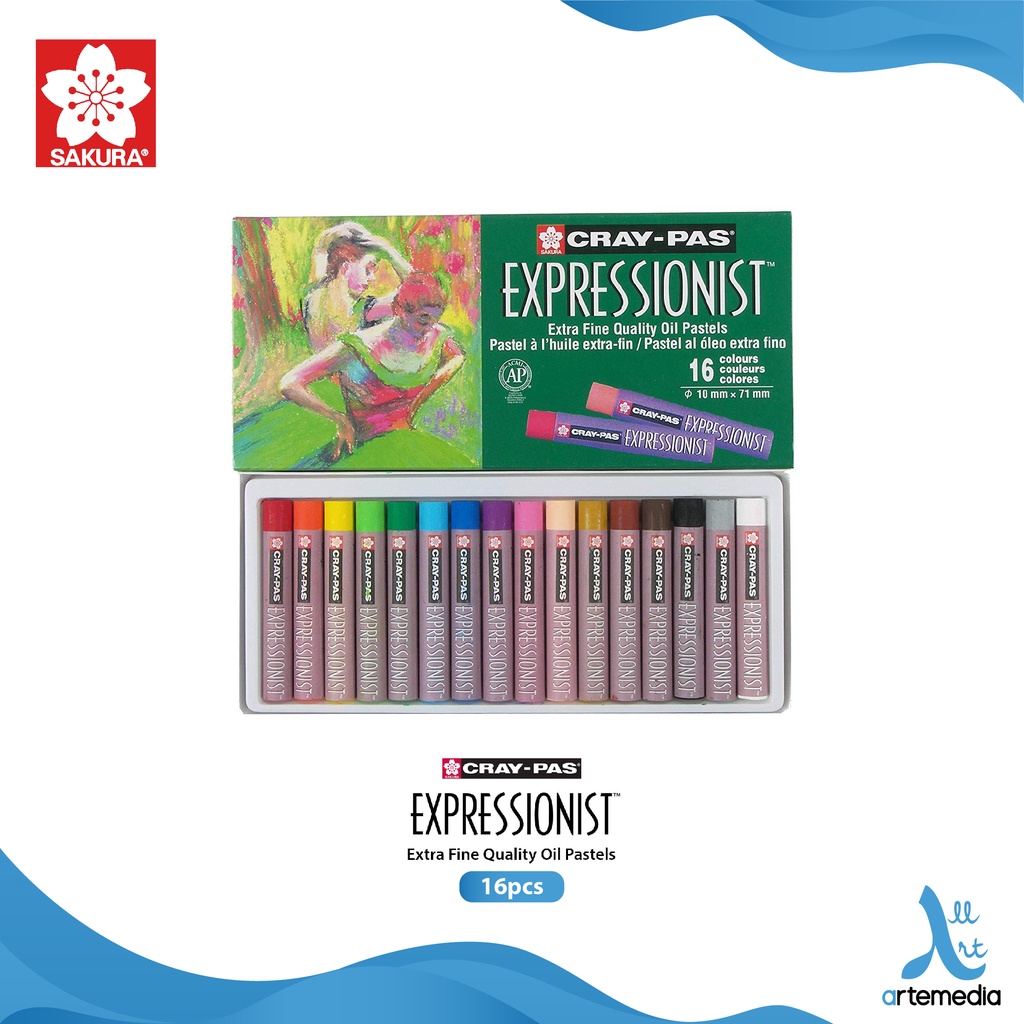 Sakura Cray-Pas Expressionist Oil Pastels (Set 16)