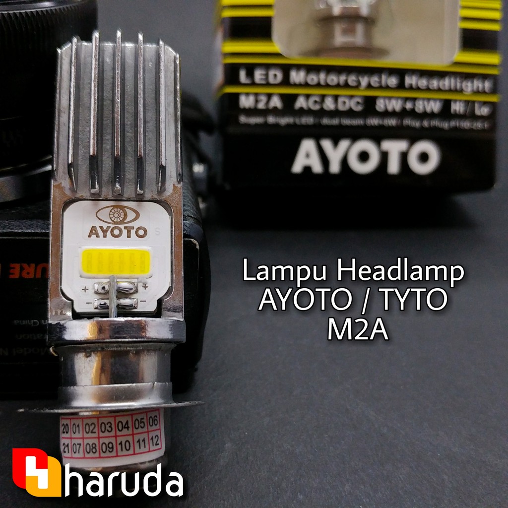 Jual Lampu Headlamp Ayoto M A Lampu Motor Depan Matic Bebek Ac Dc W Shopee Indonesia