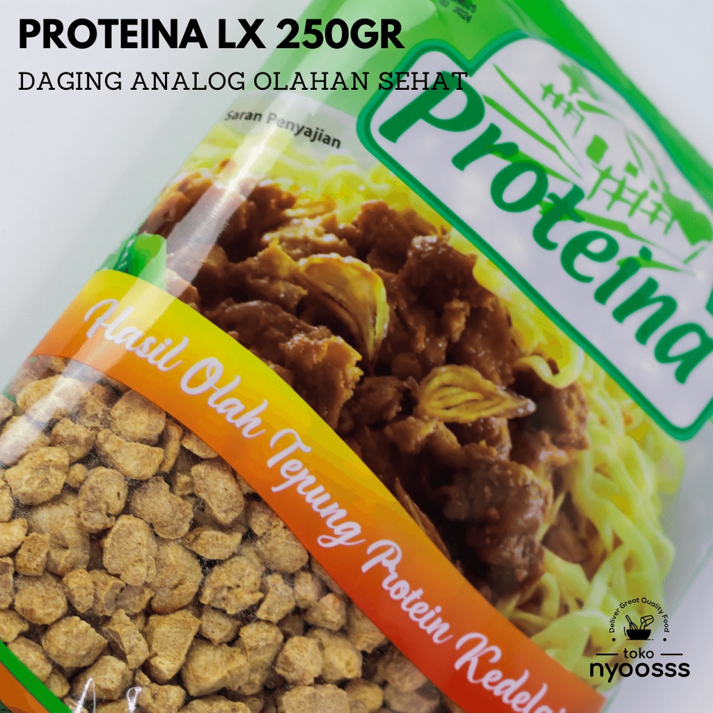 Jual Proteina LX 250Gr/ Daging Nabati / Daging Analog / Daging Isian ...