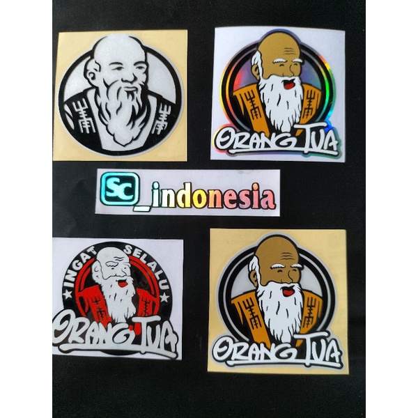 Jual Stiker Cutting Orang Tua Shopee Indonesia