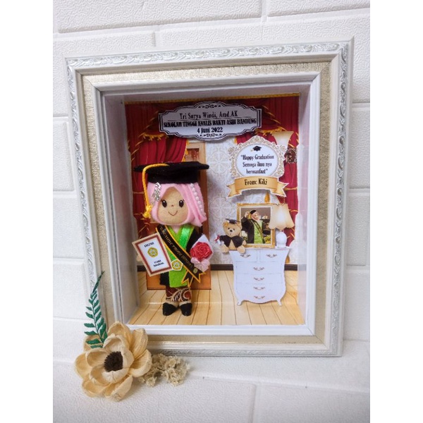 Jual Frame Boneka Wisuda | Kado Wisuda | Hampers Wisuda by Mindys ...