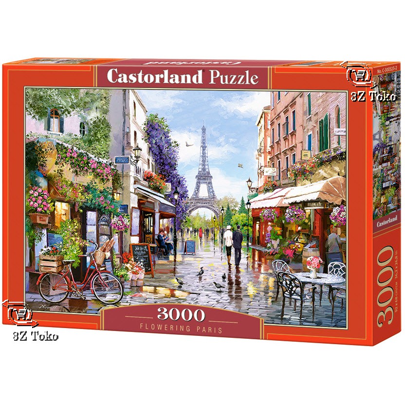 Castorland Puzzle 3000 Pieces - Flowering, Paris : Toys & Games