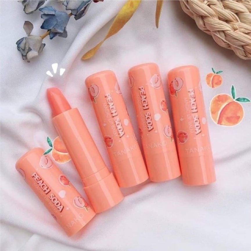 Jual LIPBALM TANAKO SODA PEACH / BLOOD ORANGE / SWEET ORANGE / ALOE