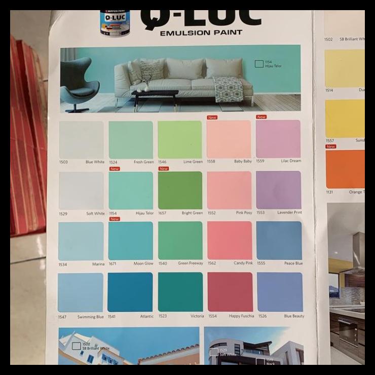 Jual Cat Tembok Q Luc 5Kg ( Warna Lengkap ! ) Shopee Indonesia
