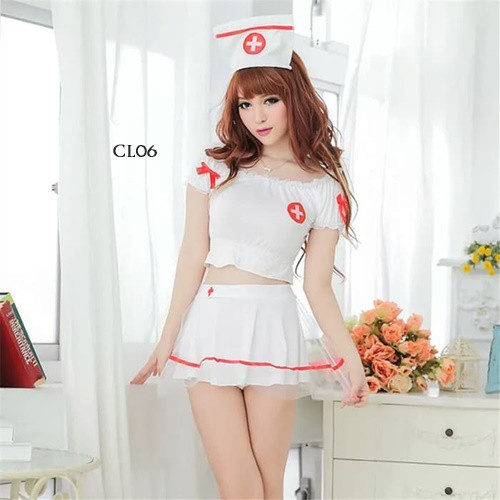 Jual Baju Nurse Costume Cosplay Sexy Lingerie Perawat Seksi Cl06 Shopee Indonesia 3665