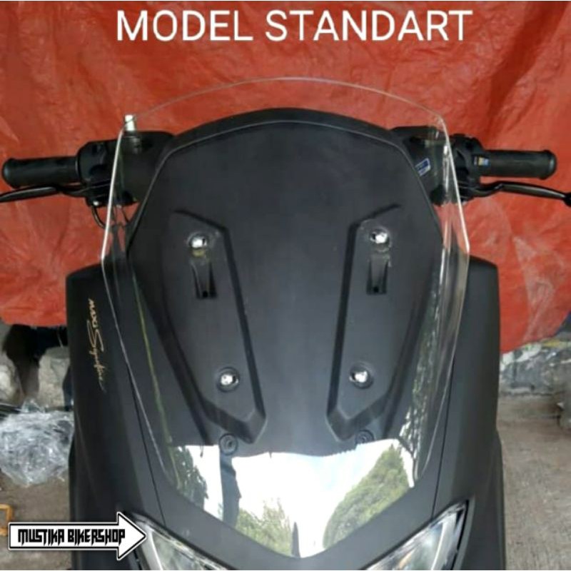 Jual Winshield Nmax New Standar New Nmax Std Winshield Visor Yamaha Nmax Standard Tebal 3 Mili 7242