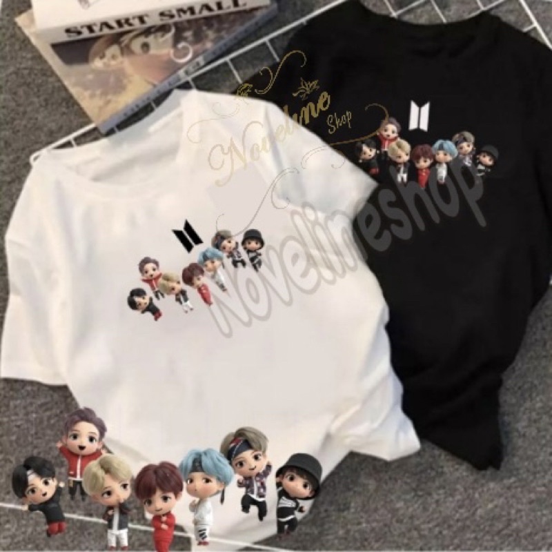 Jual [COD] KAOS BTS TINY TAN CHIBI JUNGKOOK TAEHYUNG KAOS WANITA & PRIA ...