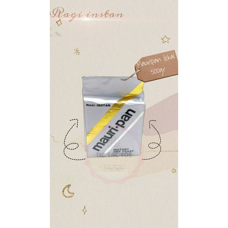 Jual Ragi instant 500gr, ragi instan, ragi mauripan lokal, mauripan ...