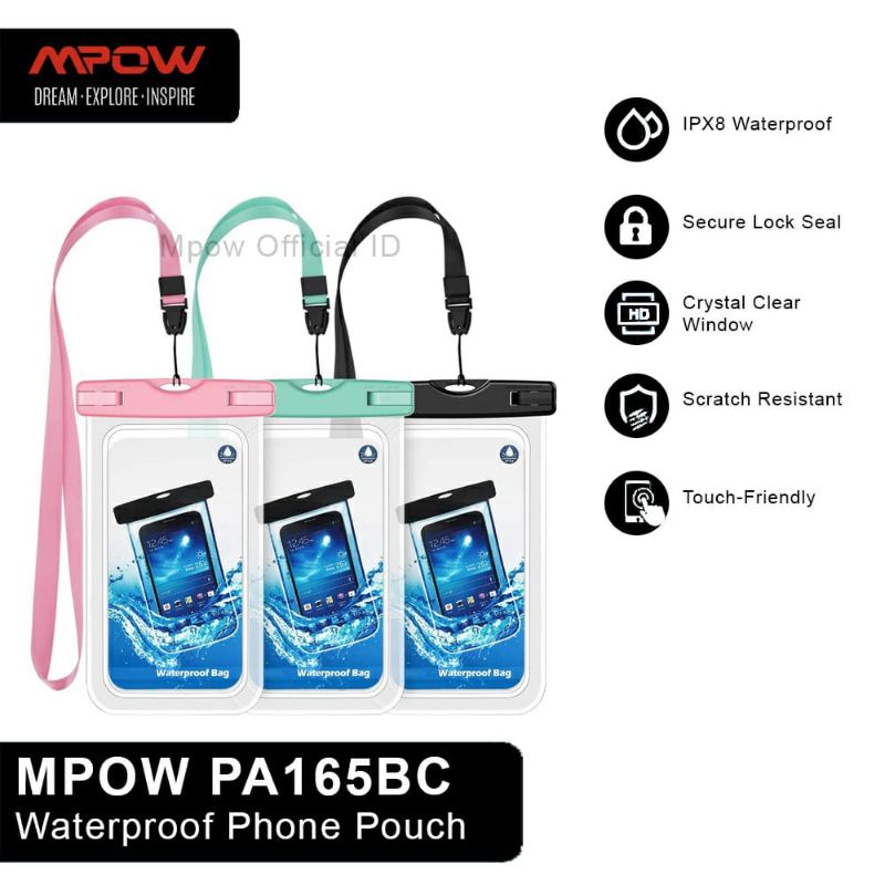Jual MPOW Kids Waterproof Phone Pouch Underwater Case ORIGINAL Shopee Indonesia