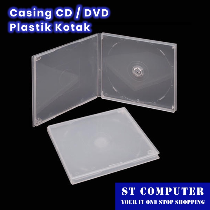 Jual Casing CD / DVD Bahan Plastik Bentuk Kotak | Shopee Indonesia