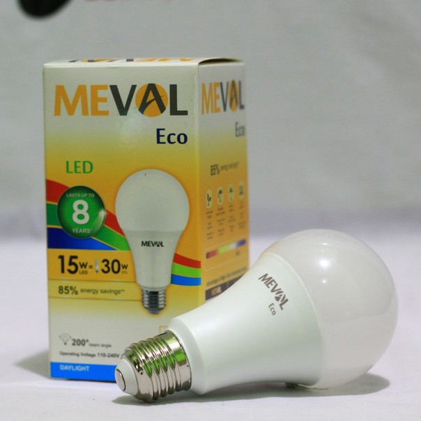 Jual LAMPU LED 15W MEVAL ECO | Shopee Indonesia