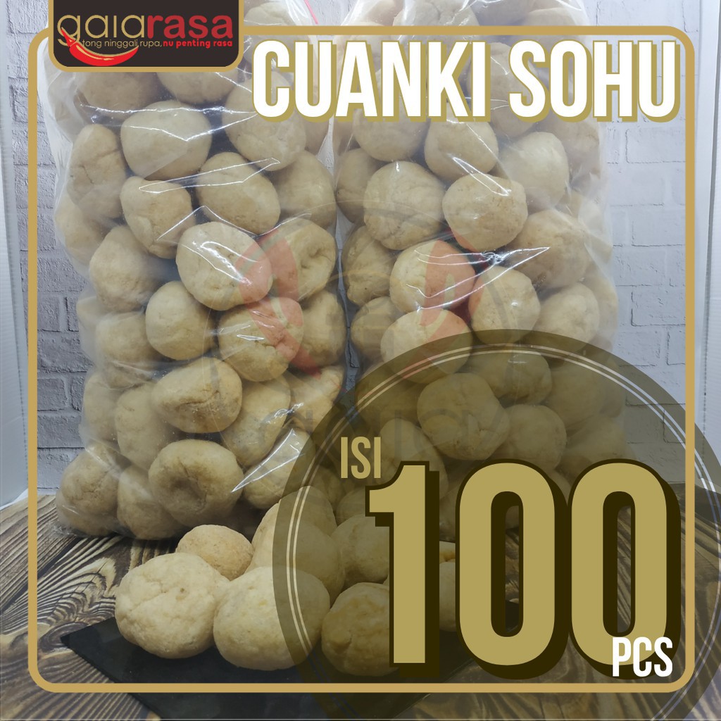 Jual Sohu Cuanki Bulat Kering Isi 100 Pcs Pelengkap Dan Topping Baso