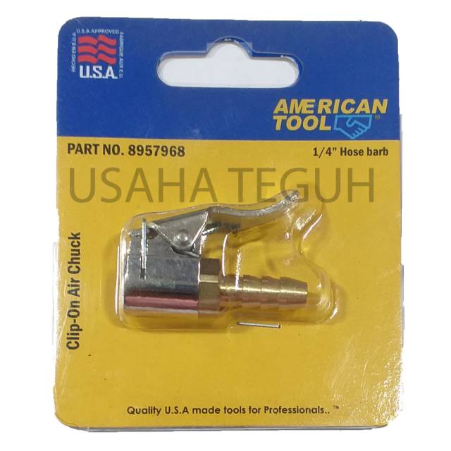 Jual Air Chuck 1/4" Clip on American Tool / Isian angin Shopee Indonesia