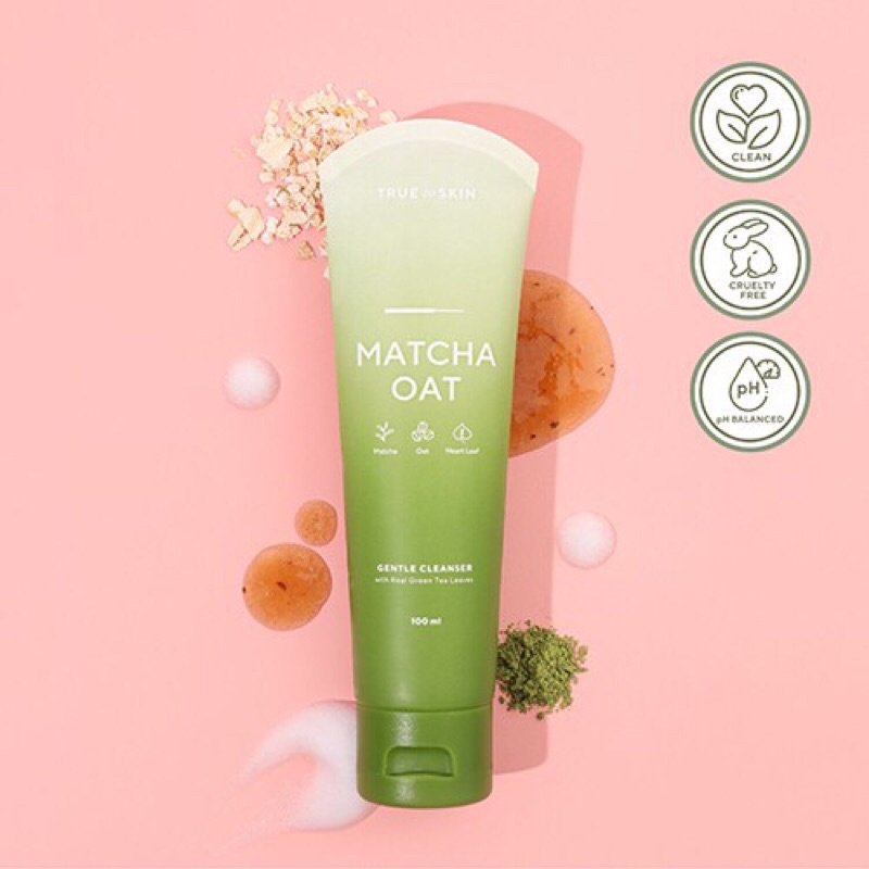 Jual True to Skin Matcha Oat Gentle Cleanser (100 ml) | Shopee Indonesia