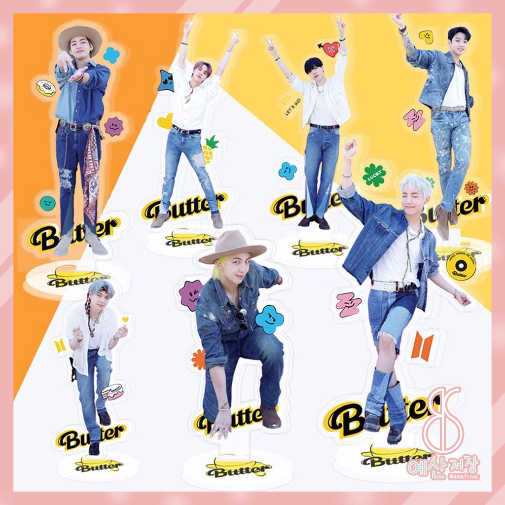 Jual [BS] BISA COD Stand Figure Akrilik Acrylic BTS Butter BT21 ...