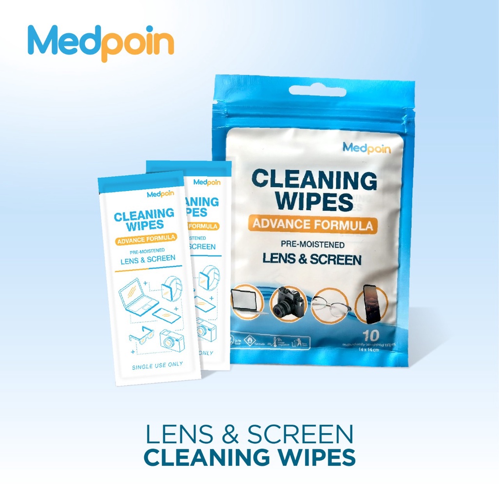 Jual Medpoin Lens & Screen Cleaning Wipes Sachet (10 Pcs) Shopee