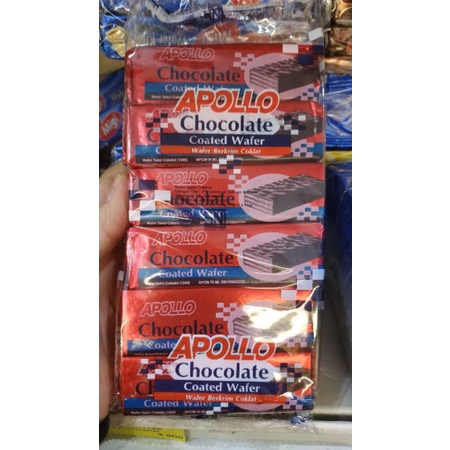 Jual APOLLO WAFER COKLAT / APOLLO WAFER SUSU ORIGINAL IMPORT MALAYSIA 1 ...