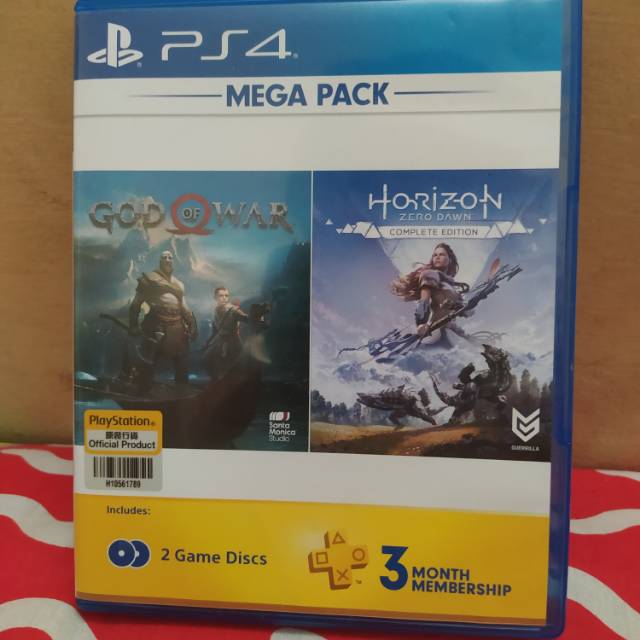 Jual Kaset Game Pack God Of War Dan Horizon Zero Dawn | Shopee Indonesia