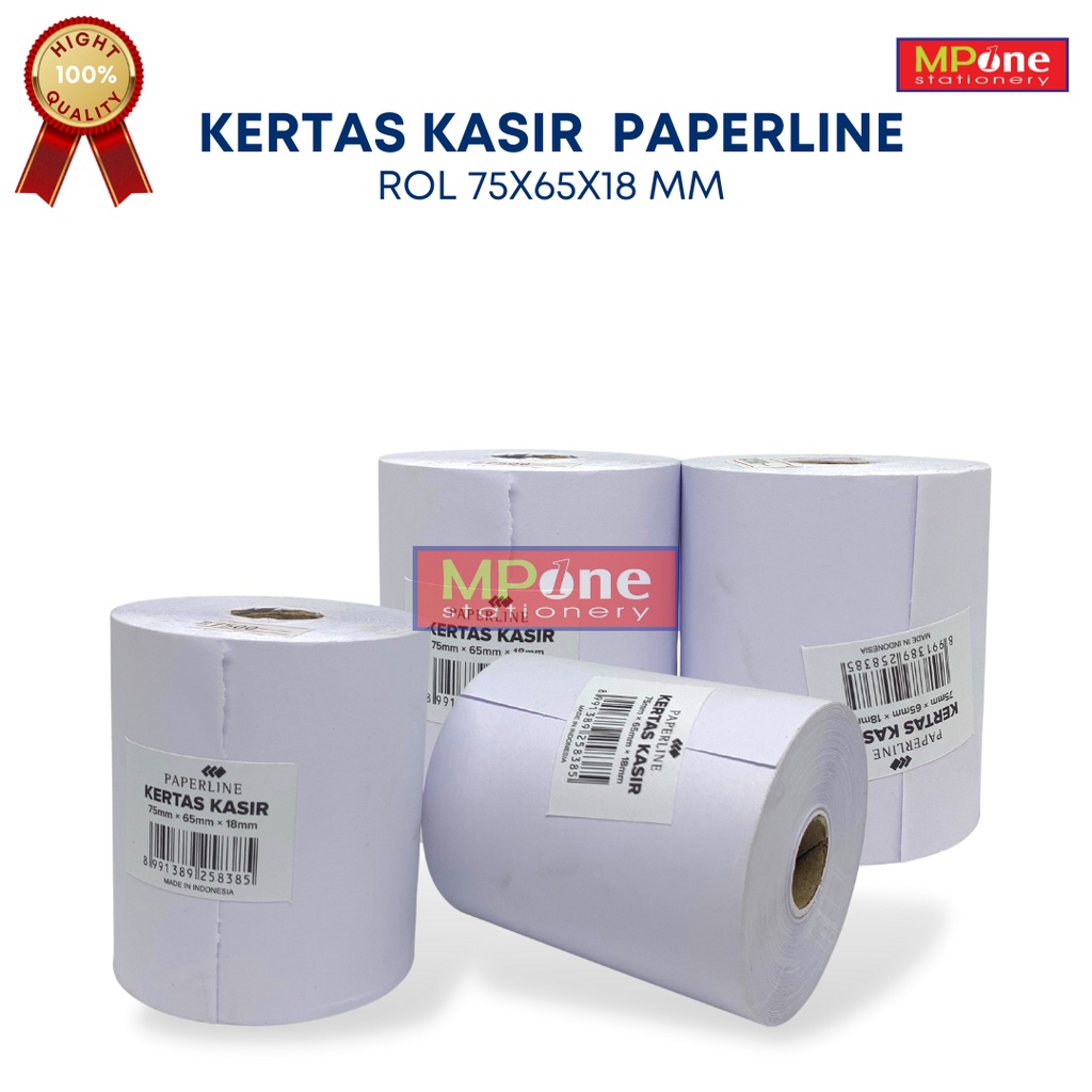 Jual Kertas Kasir Hvs Kertas Struk Paperline X X Mm Shopee Indonesia