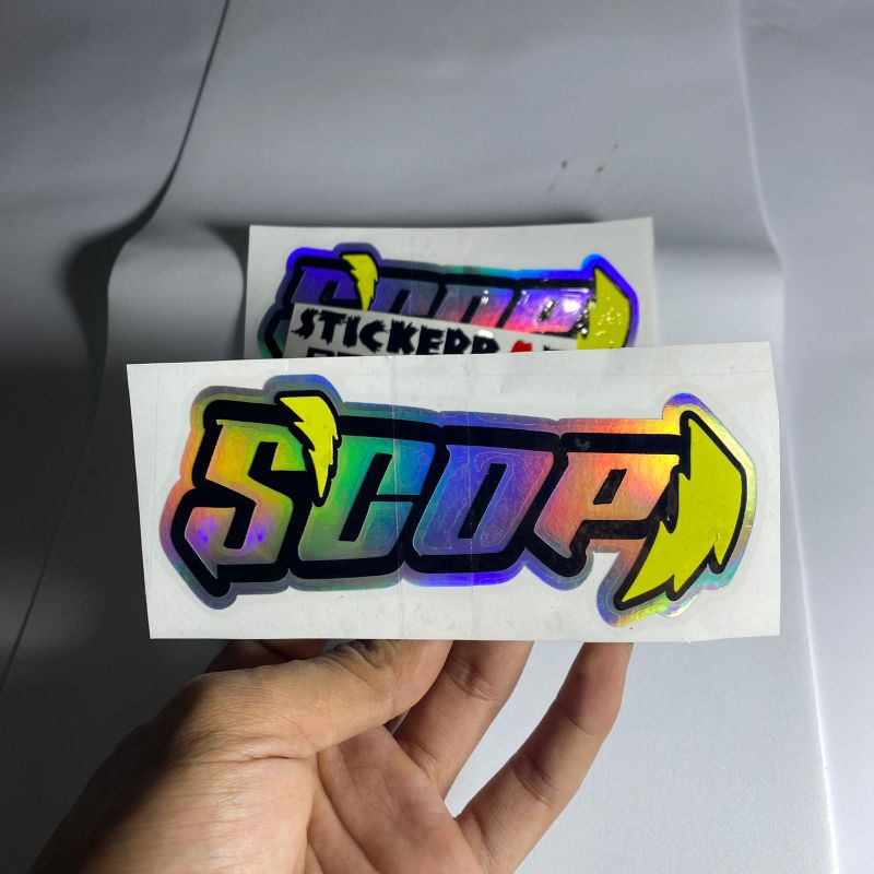 Jual Stiker scop cutting sticker bukan print 1pcs | Shopee Indonesia