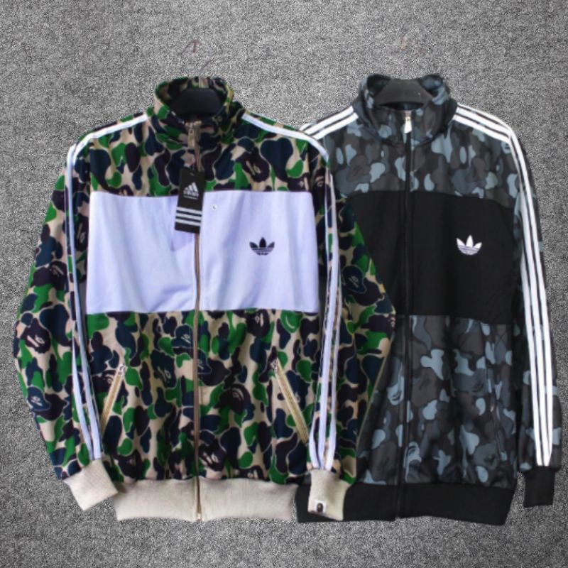 Harga jaket deals adidas x bape