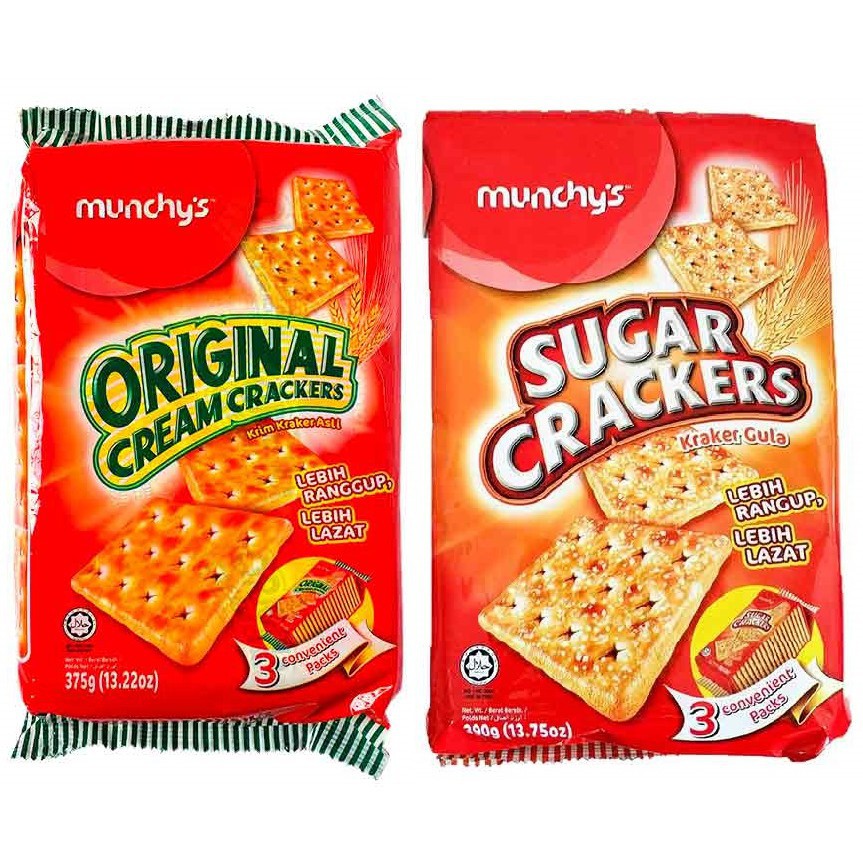 Jual Munchys Crackers Roti Biskuit Munchys Vege Cracker Cream Cracker