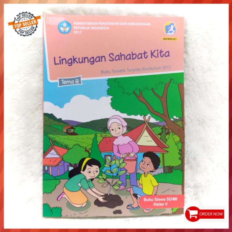 Jual Buku Tematik Kelas 5 Tema 8 Lingkungan Sahabat Kita Shopee