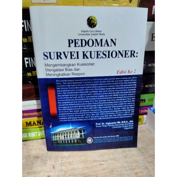 Jual Pedoman Survei Kuisioner Edisi 2 By Jogiyanto | Shopee Indonesia