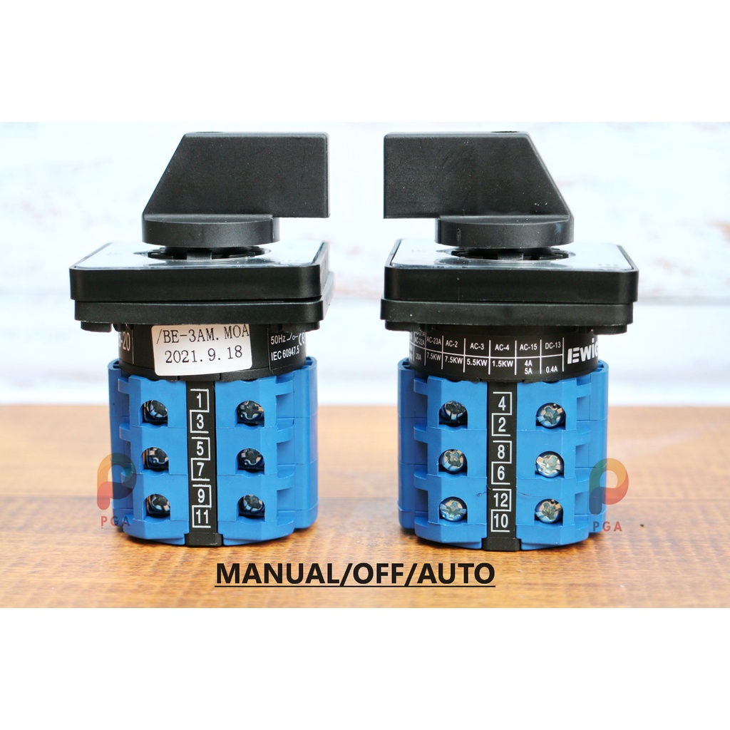 Jual SELECTOR SWITCH MANUAL/OFF/AUTO | Shopee Indonesia