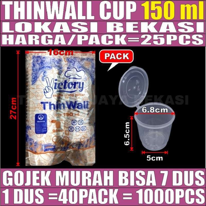 Jual Cup Puding Pp 150ml Per Pack 25 Pcs Gelas Merpati 150 Ml Kabut Gojek Bekasi Shopee Indonesia 8293