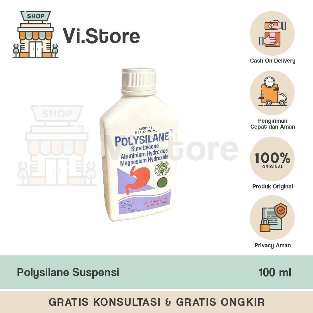 Jual Polysilane Suspensi Ml Obat Maag Dan Kembung Shopee Indonesia