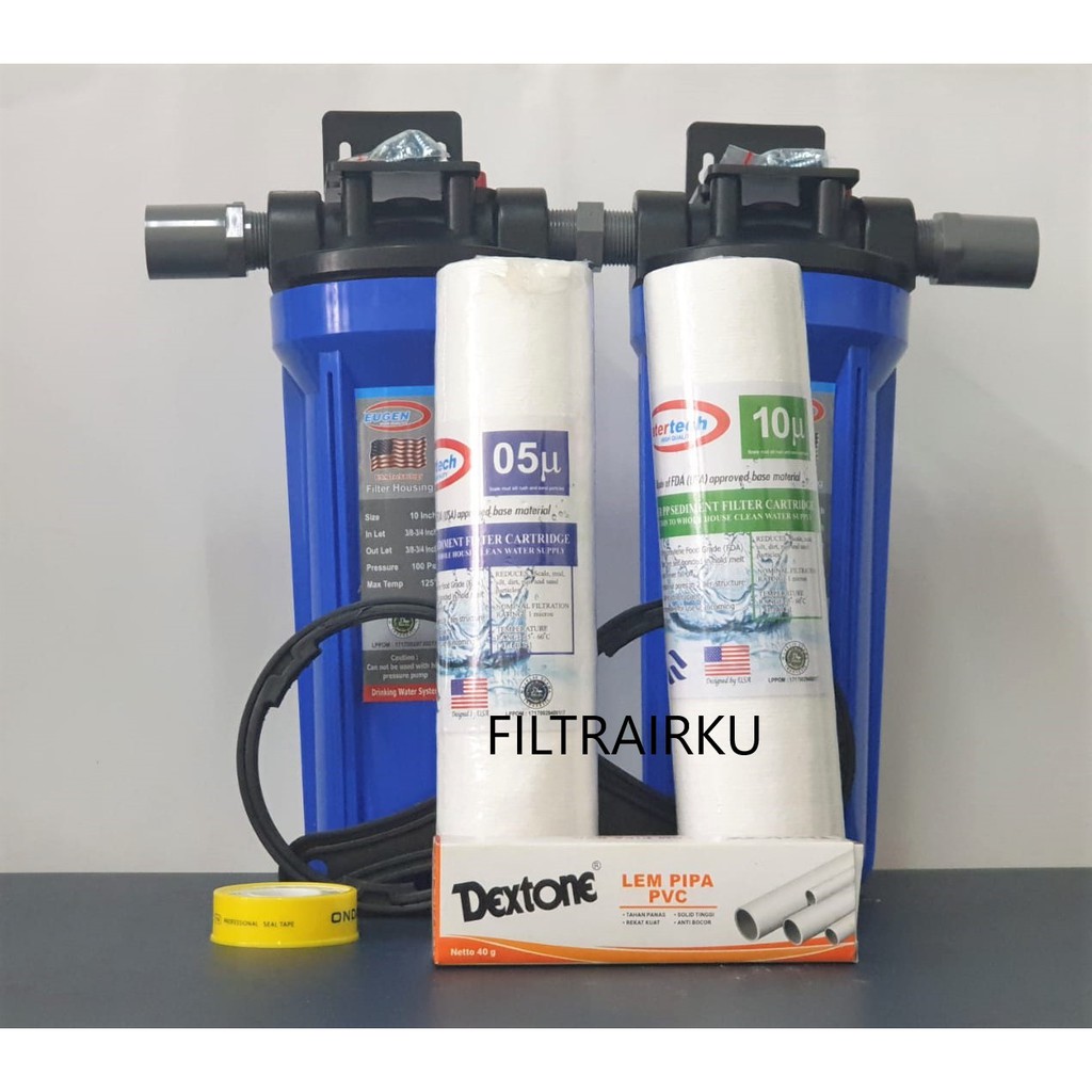 Jual Paket Filter Air Solid Blue - Sedimen + Sedimen 10