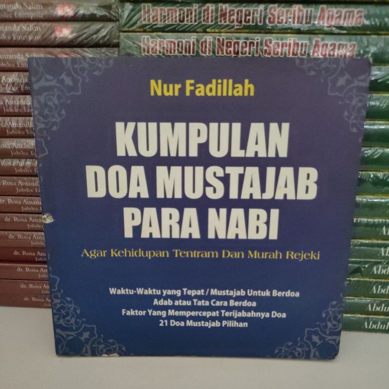 Jual Buku Original Buku Kumpulan Doa Mustajab Para Nabi Shopee Indonesia