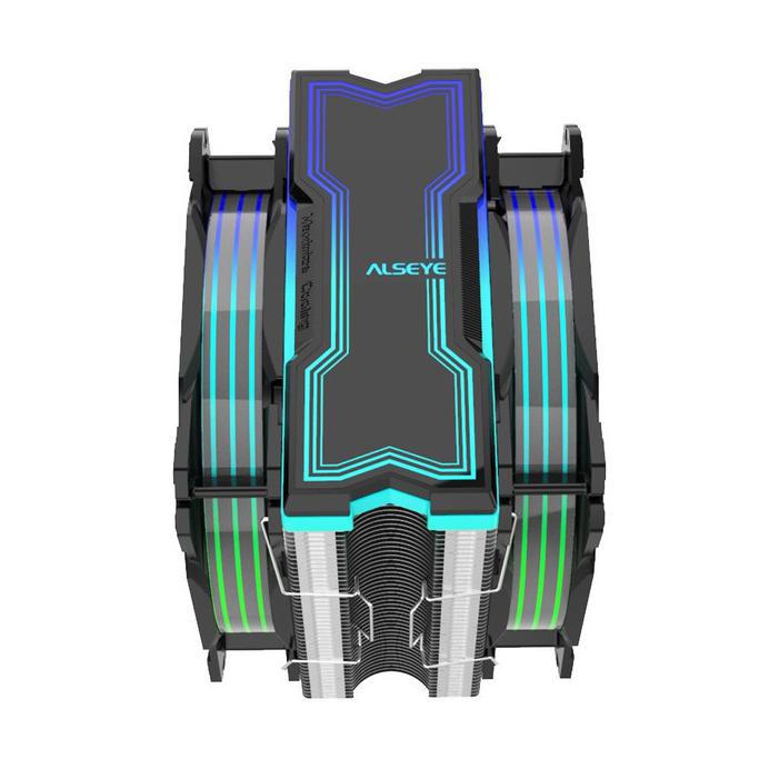 Jual ALSEYE CPU COOLER GAMING MAX SERIES 4 HEAT PIPE RGB M120D ...