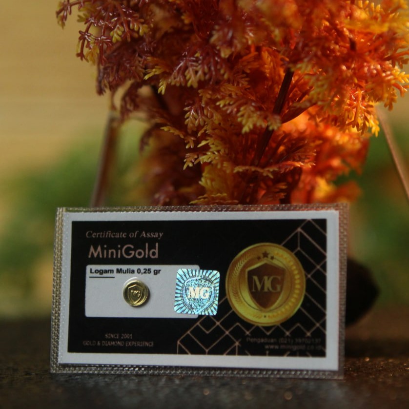 Jual Mini Gold 0,25 Gram Original (Black Series) | Shopee Indonesia