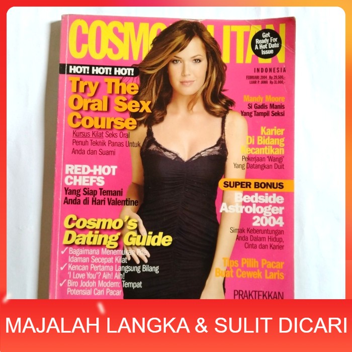 Jual Majalah Cosmopolitan Feb 2004 Cover Mandy Moore Langka Shopee