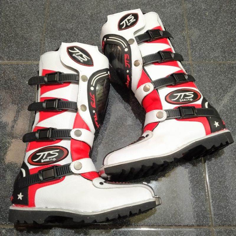 Jual SEPATU TRAIL JTS RACING BAHAN FULL KULIT CROSS ADVENTURE BUKAN ...
