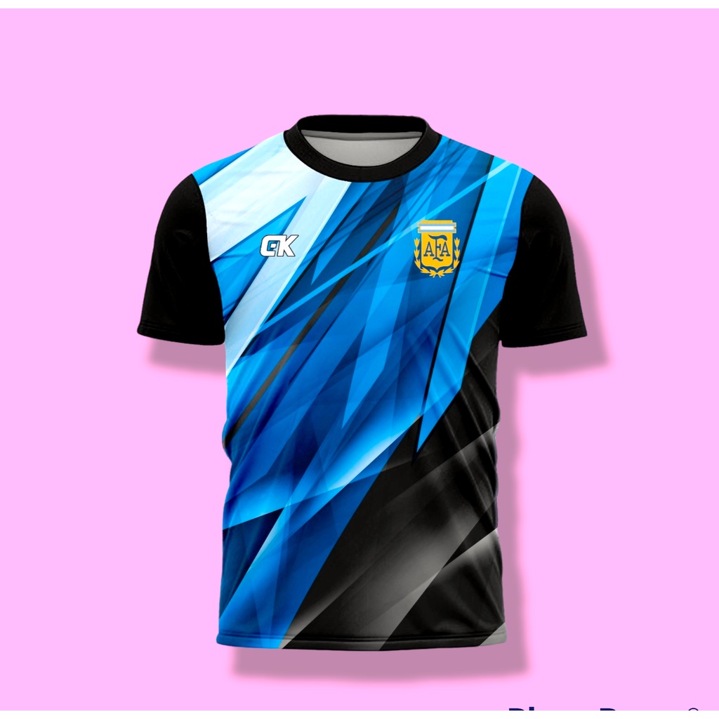 Jual BAJU BOLA ARGENTINA PRINTING PREMIUM BAJU BOLA DEWASA