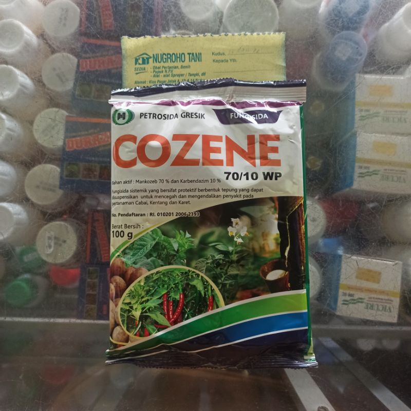 Jual FUNGISIDA COZENE 70/10 WP 100 GRAM PENGENDALI ANTRAKNOSA | Shopee ...