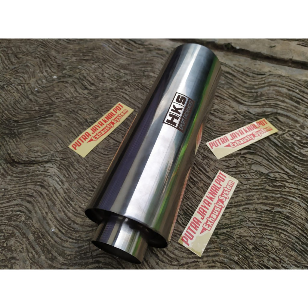 Jual Resonator Hks Steinles Untuk Mobil Manual Atau matic type Js Racing Dan Hks Top ngebass