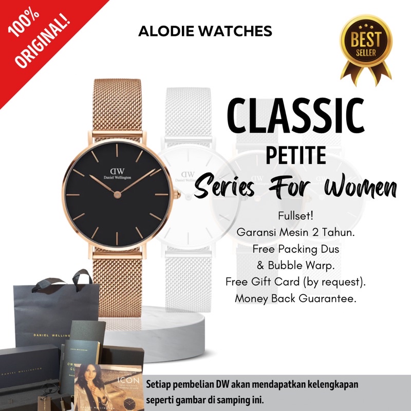 Jual Jam Tangan Wanita Best Seller Tipe Classic [Original 100%, 2 Years ...