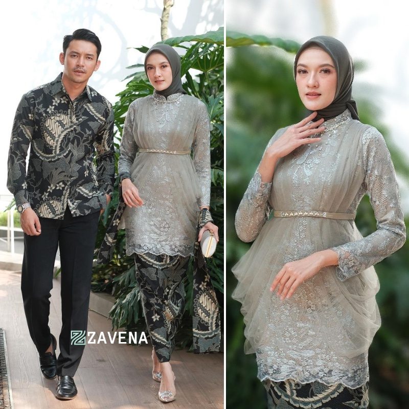 Jual Batik Couple Kebaya Modern Kebaya Tunangan Lamaran Baju Wisuda