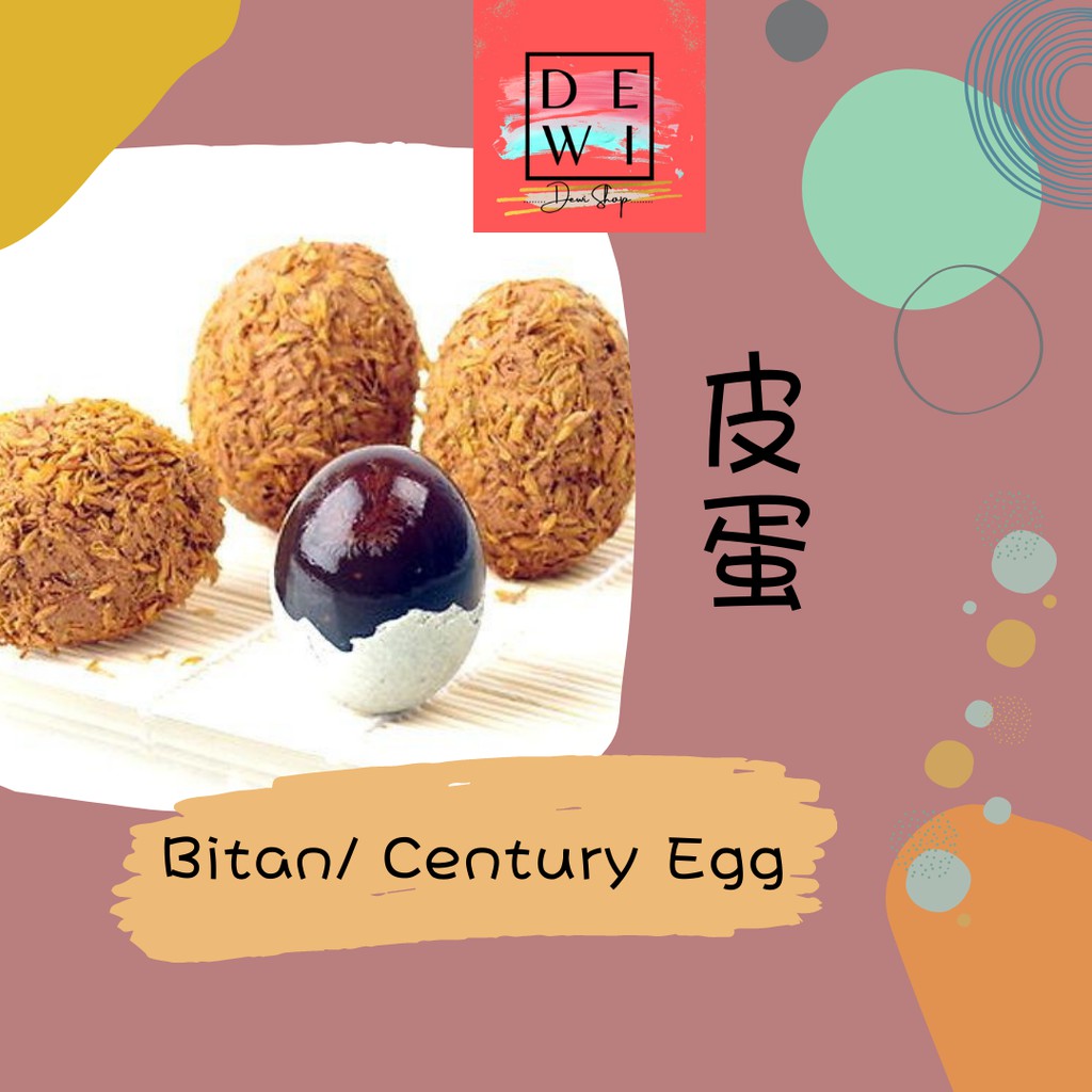 Jual Telur Bitan / Telur Pitan / Century egg Cap 