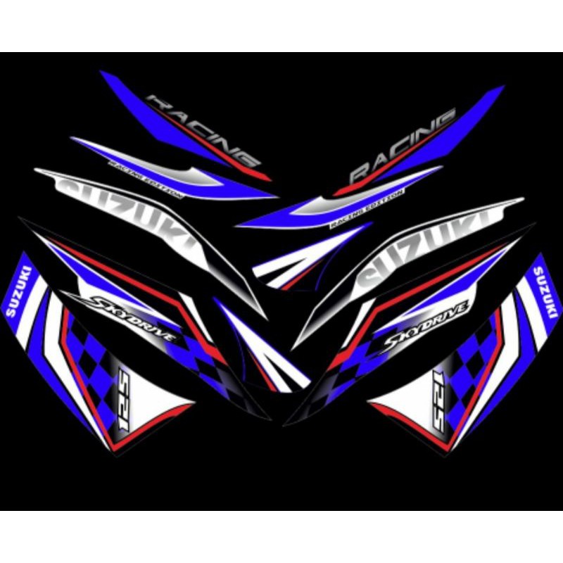 Jual Striping Stiker Sticker Lis List Body Suzuki Skydrive Shopee